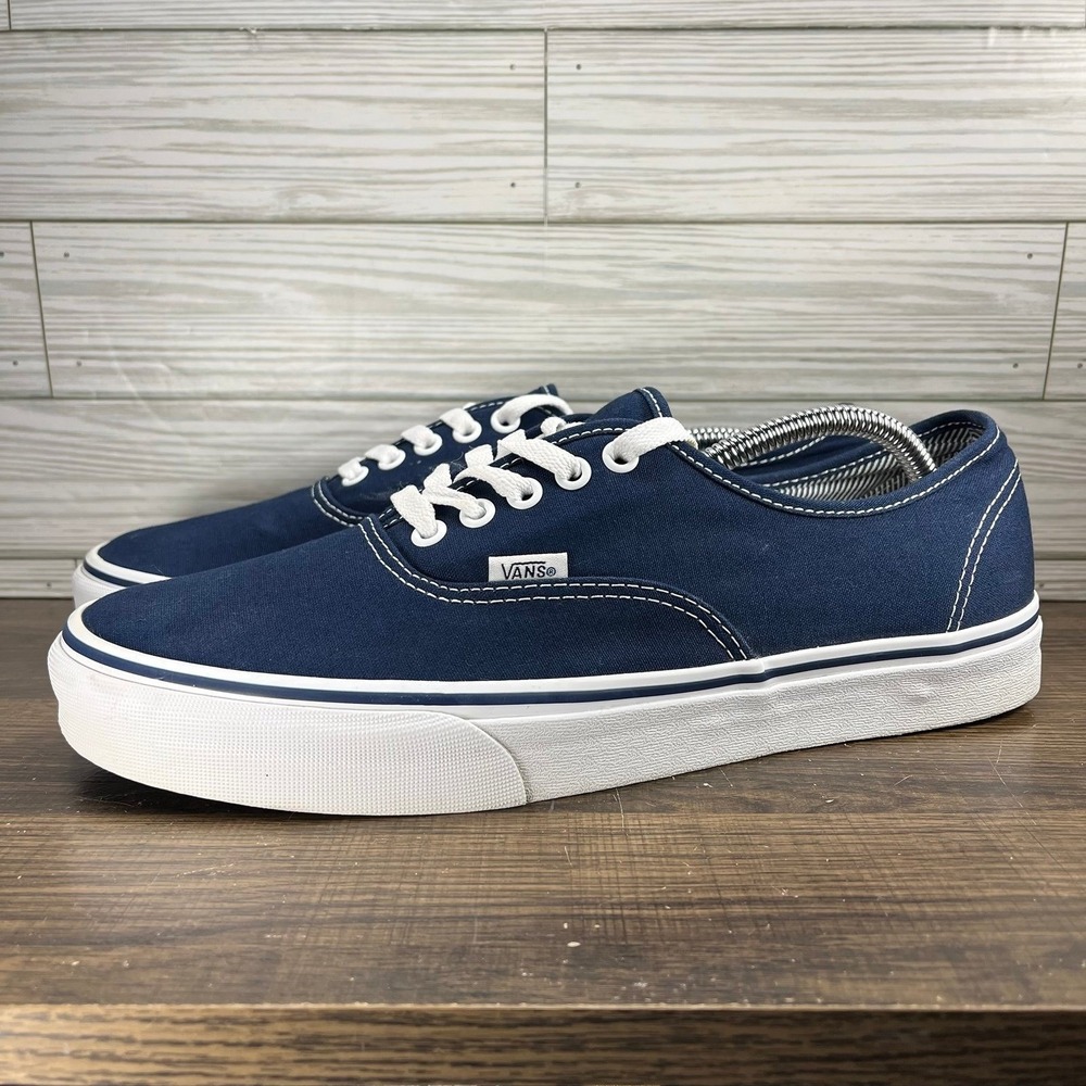 Vans Authentic Blue Shoes - M 11.5 - W 13 - Picture 2 of 9